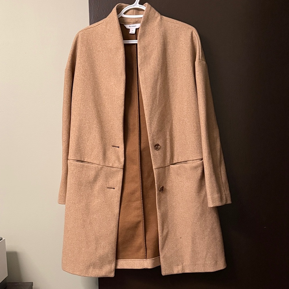 Old Navy Camel Open Front Jacket
